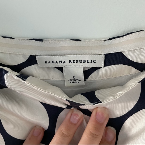 Banana Republic navy/white corset dress - Picture 4 of 11